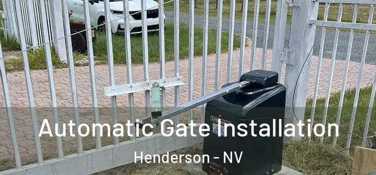  Automatic Gate Installation Henderson - NV