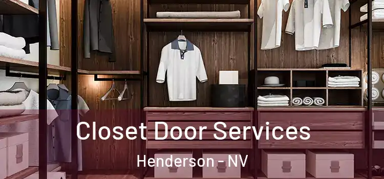 Closet Door Services Henderson - NV