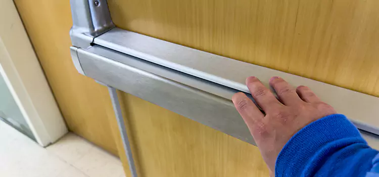 Installing a Push Bar on a Door Henderson